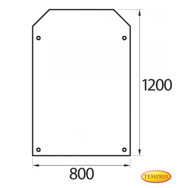 tb-therm-Platte 850, 1000x1000 mm, 10 mm Hitzeschutzplatte