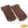 Leatherbull, Hochwertige Kaminhandschuhe aus Leder, Farbe: Braun