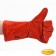 Leatherbull, Hochwertige Kaminhandschuhe aus Leder, Farbe: Rot